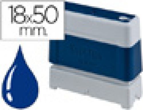 Carimbo automatico brother 18 mm x50 mm azul , Brother , 28569 , 4977766673204